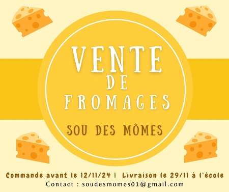 Vente de fromages du Sou des Mômes